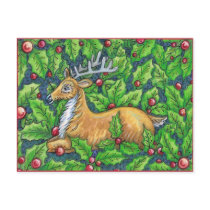 Christmas Postcard: Christmas Reindeer