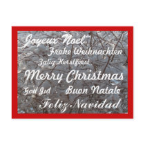 Christmas Postcard/Multiple Languages by samecla Christmas Postcard/Multiple Languages