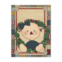 Christmas Postcard: Simple Joys Annie