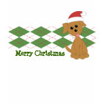 Christmas Preppy Puppy t-shirts