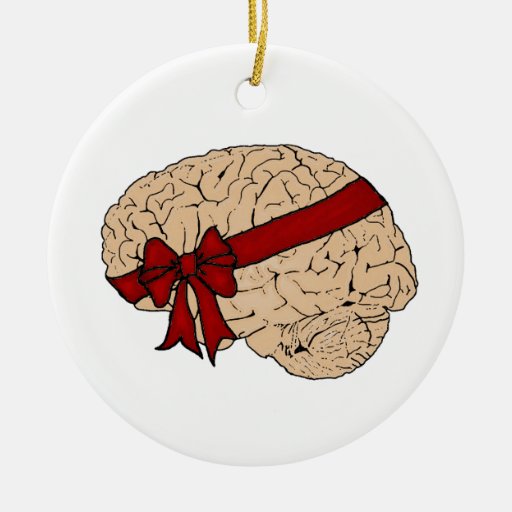 Christmas Present Brain Christmas Ornament
