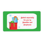 Christmas presents baked goods gift tag labels