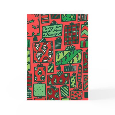 Christmas Presents Greeting Cards by jolomast