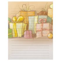 christmas presents galore personalized letterhead