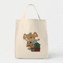 christmas presents mouse canvas bags