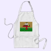 Christmas Pudding aprons