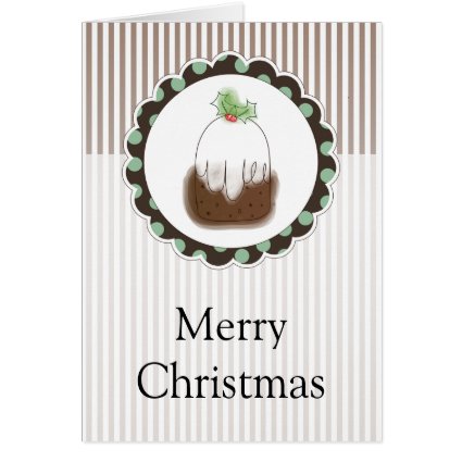 Christmas Pudding Greeting Cards