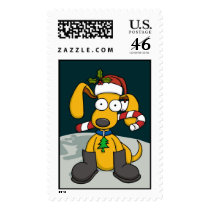 Christmas Puppy 1 postage by wislander Christmas Puppy 1 postage