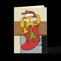 Weihnachten Puppy 2 karten