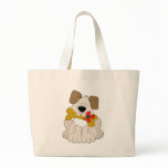 Christmas Puppy Canvas Bag