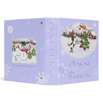 Christmas Puppy Dog Photo Binder Medium