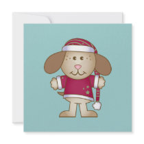 Christmas Puppy Elf invitations by ne1512BLVD Christmas Puppy Elf invitations