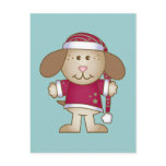 Christmas Puppy Elf Post Card