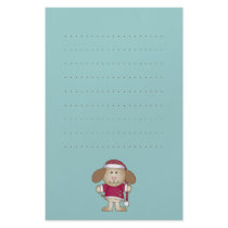 Christmas Puppy Elf stationery by ne1512BLVD Christmas Puppy Elf stationery