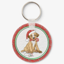 Christmas Puppy keychains