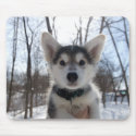 Christmas Puppy mousepads by HolidayPostage Christmas Puppy mousepads