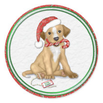 Christmas Puppy stickers