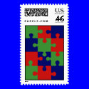 Christmas Puzzle postage