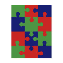 Christmas Puzzle postcards by lonvig Christmas Puzzle postcards