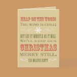 Christmas Quote Card cards