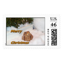 Christmas Rabbit postage