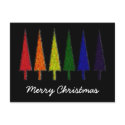 Christmas Rainbow postcards