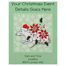 Christmas Rat flyers by orsobear Christmas Rat flyers