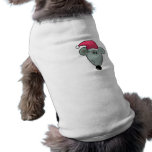 Christmas Rat in Santa Hat Doggie T Shirt