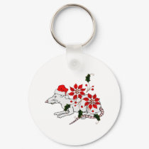 Christmas Rat keychains by orsobear Christmas Rat keychains