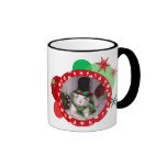 Christmas rat mug