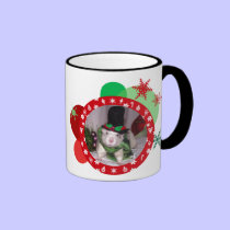 Christmas rat mug mugs