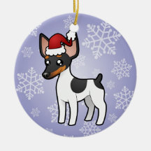 Christmas Rat Terrier / Toy Fox Terrier Ornament
