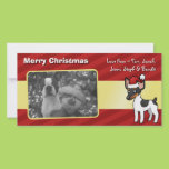 Christmas Rat Terrier / Toy Fox Terrier Picture Card