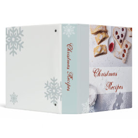Christmas Recipe Binder binder