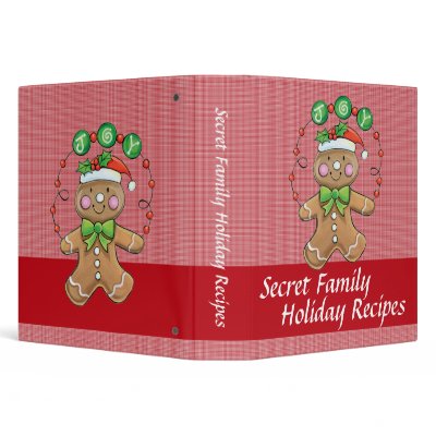 Christmas Recipe binder