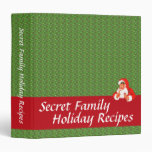 Christmas Recipe binder