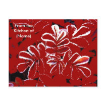 Christmas Recipe Cards ~ Personalized postcards by Regella Christmas Recipe Cards ~ Personalized postcards