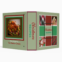 Christmas Recipes Festive Binder