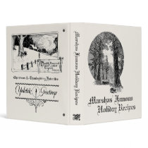 Christmas Recipes Personalized Avery Binder by farmer77 Christmas Recipes Personalized Avery Binder