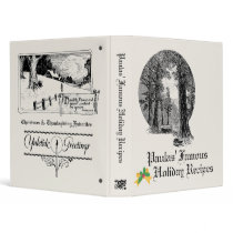 Christmas Recipes Personalized Avery Binder by farmer77 Christmas Recipes Personalized Avery Binder