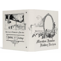 Christmas Recipes Photo Personalized Avery Binder by farmer77 Christmas Recipes Photo Personalized Avery Binder