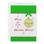 Christmas Recital Invitation - Ornaments