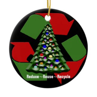 Christmas Recyclables ornament