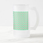 Christmas Red and Green Polka Dots Mug