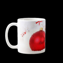 Christmas Red And White Happy Holidays mugs by Yve_13 Christmas Red And White Happy Holidays mugs