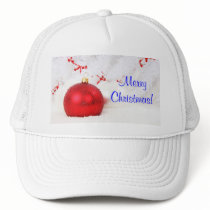 Christmas Red And White Merry Christmas II hats