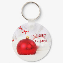 Christmas Red And White Merry X-Mas keychains by Yve_13 Christmas Red And White Merry X-Mas keychains