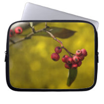 Christmas Red Berries Laptop Computer Sleeves