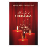 Christmas Red Candles event flyer