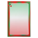Christmas Red/Green Border stationery by AuntBetsy Christmas Red/Green Border stationery